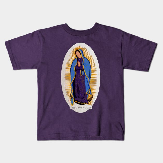 Nuestra Señora de Guadelupe Kids T-Shirt by Ô Bonne Mère